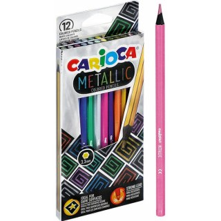 Kredki ołówkowe Carioca Metallic 12 kolorów CARIOCA