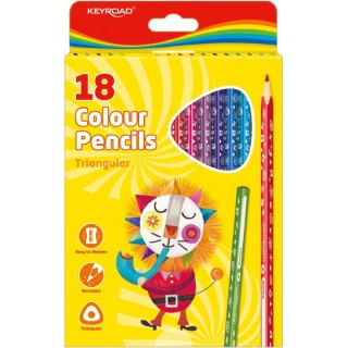 Kredki ołówkowe Keyroad Color Pencil 18 kolorów KEYROAD