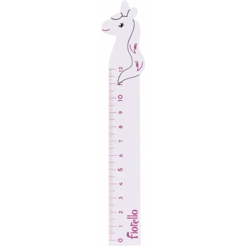 Linijka drewniana Fiorello 12cm jednorożec FIORELLO Linijka drewniana Fiorello 12cm jednorożec FIORELLO