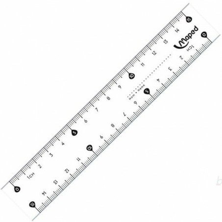 Linijka plastikowa Maped Classic 15cm Maped Linijka plastikowa Maped Classic 15cm Maped