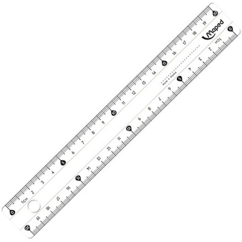 Linijka plastikowa Maped Classic 20cm Maped Linijka plastikowa Maped Classic 20cm Maped