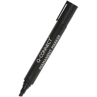 Marker permanentny Q-Connect 3-5mm ścięty czarny Q-CONNECT