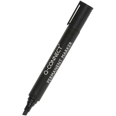 Marker permanentny Q-Connect 3-5mm ścięty czarny Q-CONNECT Marker permanentny Q-Connect 3-5mm ścięty czarny Q-CONNECT