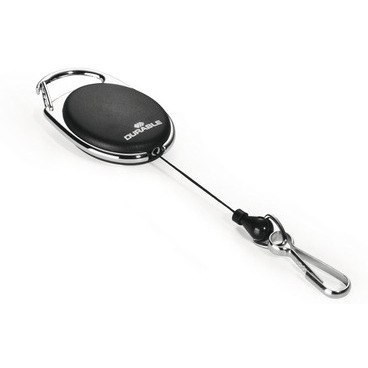Mechanizm ściągający Durable Jojo Style z karabińczykiem czarny Durable Mechanizm ściągający Durable Jojo Style z karabińczykiem czarny Durable