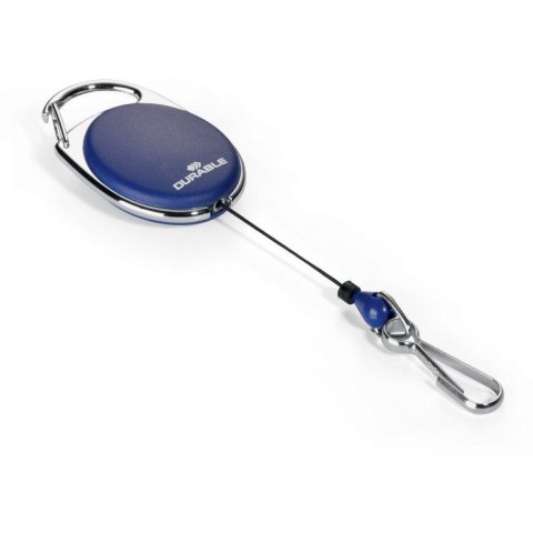 Mechanizm ściągający Durable Jojo Style z karabińczykiem granatowy Durable Mechanizm ściągający Durable Jojo Style z karabińczykiem granatowy Durable