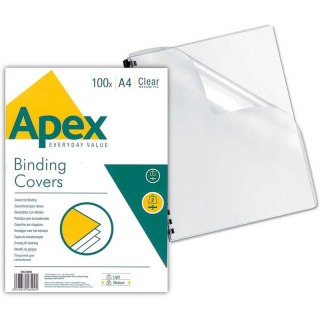 OKŁADKI DO BINDOWNICY APEX A4/200µm TRANSPARENTNE (100) APEX