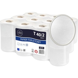 Papier toaletowy Ellis 40m 2w celuloza biały (24) Ellis