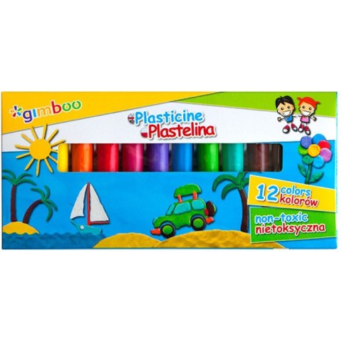 Plastelina Gimboo 12 kolorów Gimboo Plastelina Gimboo 12 kolorów Gimboo