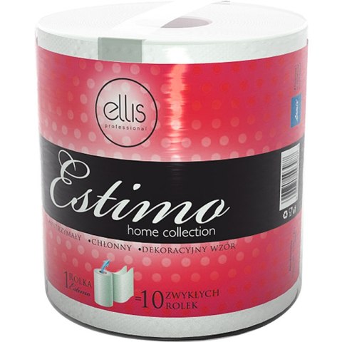 Ręcznik w rolce Ellis Estimo 100m 2w celuloza białe Ellis Ręcznik w rolce Ellis Estimo 100m 2w celuloza białe Ellis
