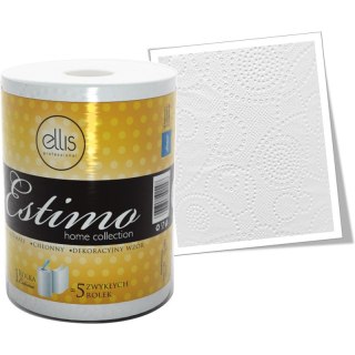 Ręcznik w rolce Ellis Estimo 50m 2w celuloza białe Ellis