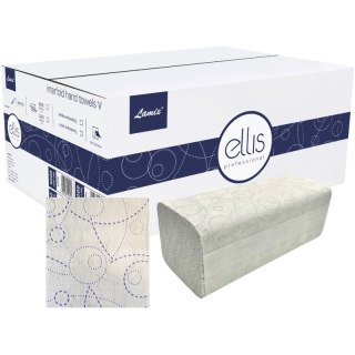 Ręczniki składane Ellis V-Fold 2w celuloza białe (20x150) Ellis