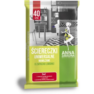 Ściereczki nawilżane Anna Zaradna limonka (40) ANNA ZARADNA