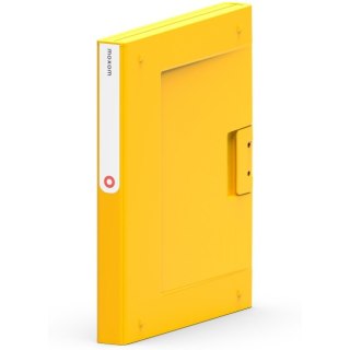 Segregator Moxom NewBinder A4/35mm żółty Moxom