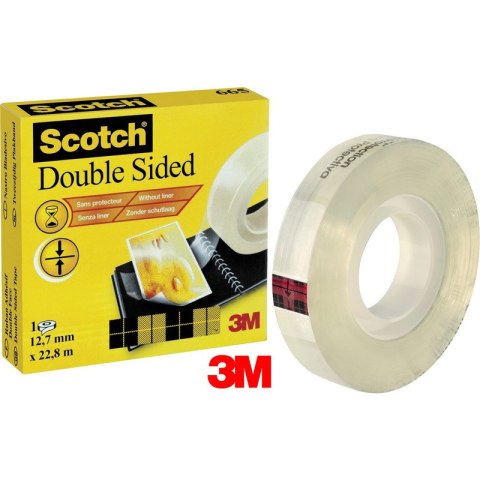 Taśma dwustronna Scotch 665 12mm/22.8m Scotch Taśma dwustronna Scotch 665 12mm/22.8m Scotch