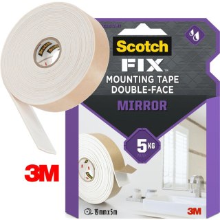 Taśma montażowa Scotch 19mm/5m biała Scotch