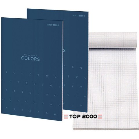 Blok notatnikowy Top 2000 Colors A4/100k kratka Top 2000 Blok notatnikowy Top 2000 Colors A4/100k kratka Top 2000