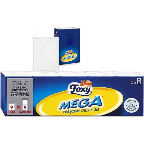 Chusteczki Foxy Mega (9x10) FOXY Chusteczki Foxy Mega (9x10) FOXY