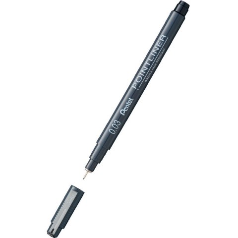 Cienkopis Pentel PointLiner 0.03mm czarny Pentel Cienkopis Pentel PointLiner 0.03mm czarny Pentel