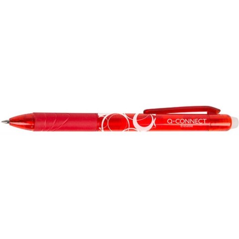 Długopis wymazywalny Q-Connect 1.0mm czerwony Q-CONNECT Długopis wymazywalny Q-Connect 1.0mm czerwony Q-CONNECT