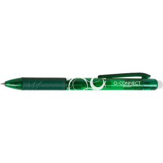 Długopis wymazywalny Q-Connect 1.0mm zielony Q-CONNECT
