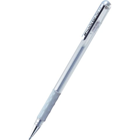 Długopis żelowy Pentel Hybrid Gel Grip K118 srebrny Pentel Długopis żelowy Pentel Hybrid Gel Grip K118 srebrny Pentel