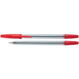Długopisy Office Products 1.0mm czerwone (50) Office Products