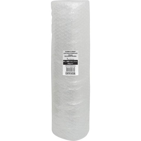 Folia bąbelkowa Office Products 50cm/5m transparentna Office Products Folia bąbelkowa Office Products 50cm/5m transparentna Office Products