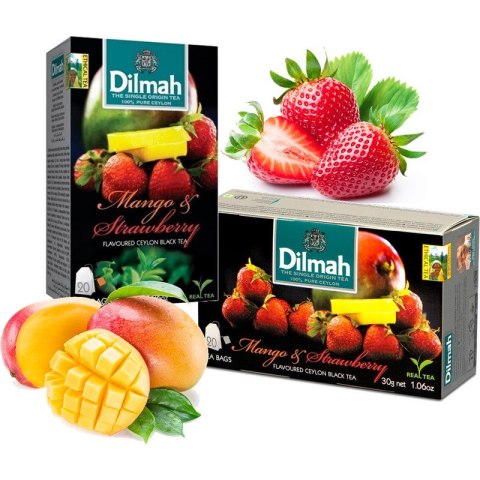 Herbata Dilmah Mango i truskawki (20) Dilmah Herbata Dilmah Mango i truskawki (20) Dilmah