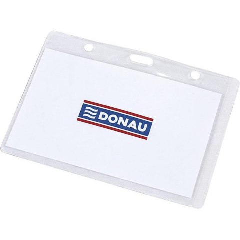 Identyfikator Donau 105x65mm PCV transparentny Donau Identyfikator Donau 105x65mm PCV transparentny Donau