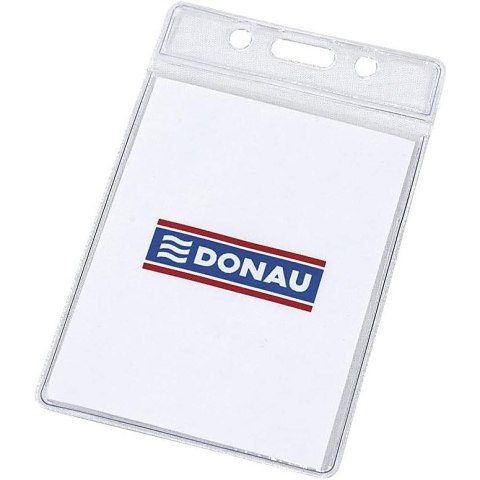 Identyfikator Donau 60x90mm PCV transparentny Donau Identyfikator Donau 60x90mm PCV transparentny Donau