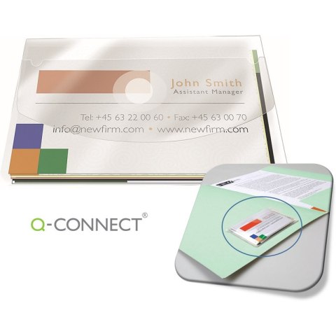 Kieszenie samoprzylepne Q-Connect 105x60mm (10) Q-CONNECT Kieszenie samoprzylepne Q-Connect 105x60mm (10) Q-CONNECT