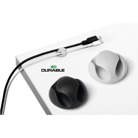 Klipsy do kabli Durable Cavoline Clip 2 grafitowe (6) Durable Klipsy do kabli Durable Cavoline Clip 2 grafitowe (6) Durable