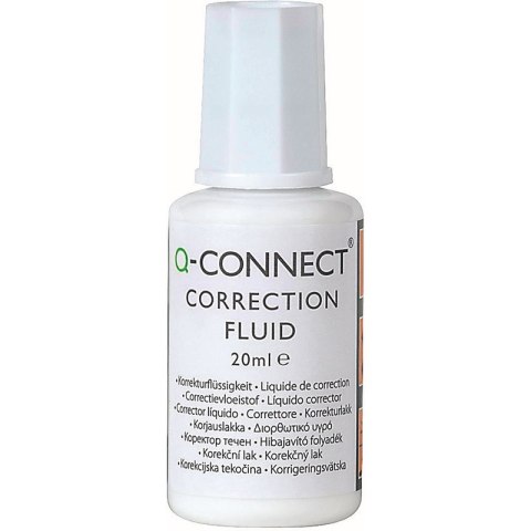 Korektor w płynie Q-Connect 20ml Q-CONNECT Korektor w płynie Q-Connect 20ml Q-CONNECT