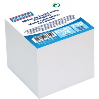 Kostka papierowa Donau 83x83x75mm nieklejona biała Donau
