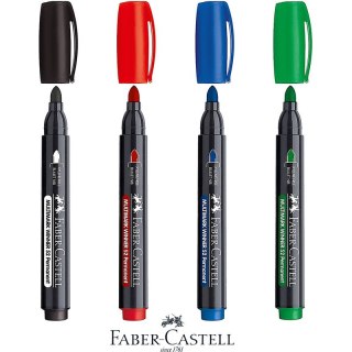 Marker permanentny Faber-Castell 52 czerwony Faber-Castell