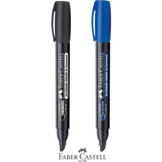 Marker permanentny Faber-Castell 54 niebieski Faber-Castell