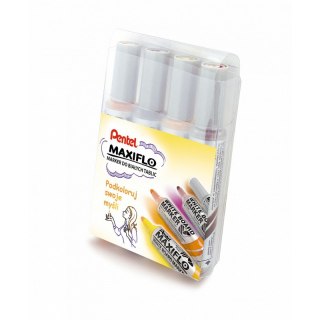 Markery do tablic Pentel Maxiflo MWL5M 4 kolory Pentel
