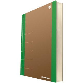 Notatnik Donau Life 165x230mm 80k kratka zielony Donau