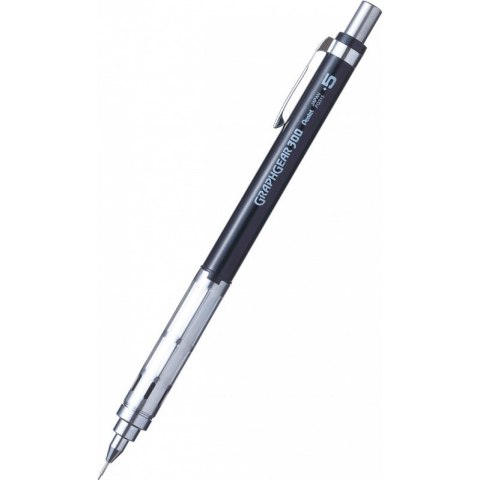 Ołówek automatyczny Pentel GraphGear 300 0.5mm czarny Pentel Ołówek automatyczny Pentel GraphGear 300 0.5mm czarny Pentel