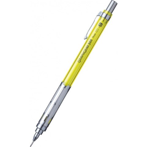 Ołówek automatyczny Pentel GraphGear 300 0.9mm żółty Pentel Ołówek automatyczny Pentel GraphGear 300 0.9mm żółty Pentel