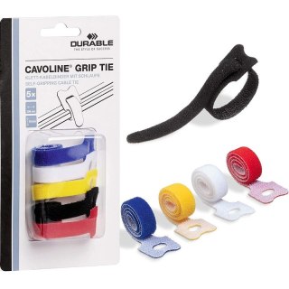 Opaski do kabli Durable Cavoline Grip Tie 10x200mm mix kolorów (5) Durable