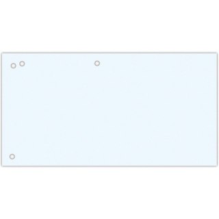 Przekładki kartonowe Office Products 1/3 A4 białe (100) Office Products