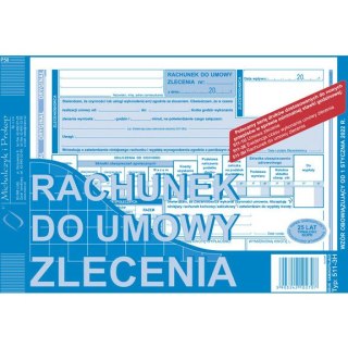 Rachunek do umowy zlecenia A5 (o+1k) Michalczyk i Prokop