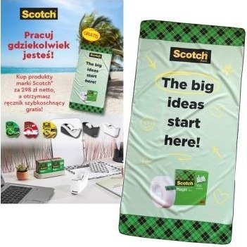 Ręcznik plażowy Scotch zielony Scotch Ręcznik plażowy Scotch zielony Scotch