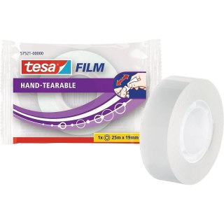Taśma biurowa Tesa Film Hand-Tearable 19mm/25m TESA