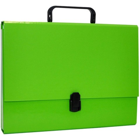 Teczka kartonowa z rączką Office Products A4/50mm jasnozielona Office Products Teczka kartonowa z rączką Office Products A4/50mm jasnozielona Office Products