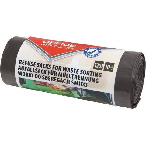 Worki na śmieci Office Products 120L LDPE brązowe (10) Office Products Worki na śmieci Office Products 120L LDPE brązowe (10) Office Products