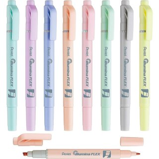 Zakreślacz Pentel Illumina Flex SLW11P szary Pentel