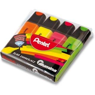 Zakreślacze Pentel Illumina SL60 4 kolory Pentel