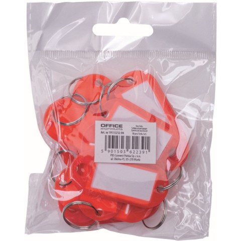 Zawieszki na klucze Office Products czerwone (10) Office Products Zawieszki na klucze Office Products czerwone (10) Office Products